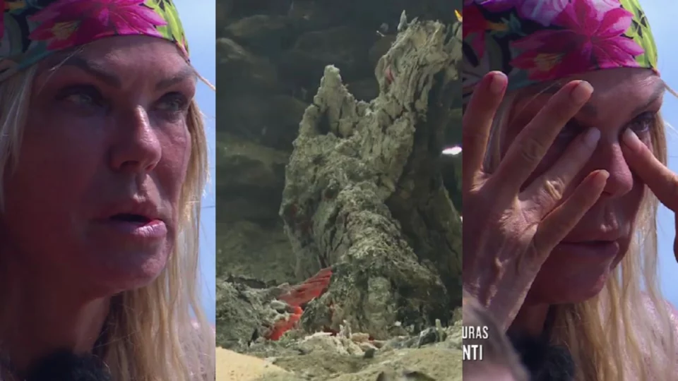 isola dei famosi matilde brandi piange punizione fuoco spento