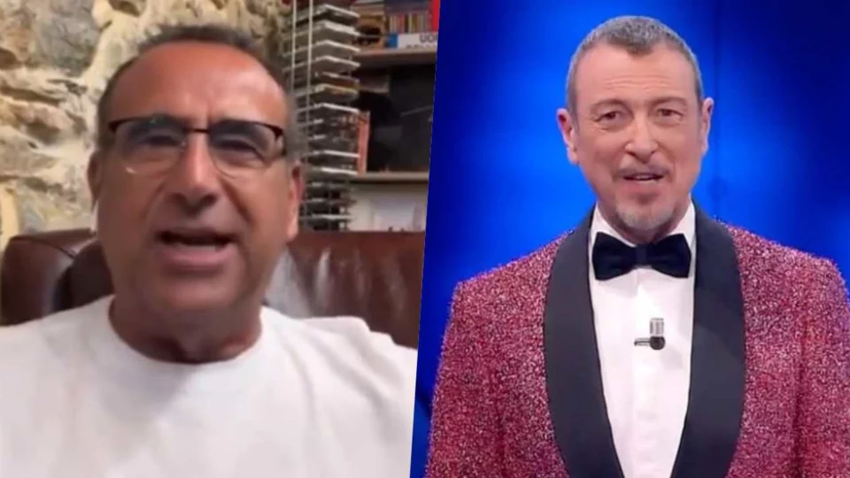 Carlo Conti conduttore di Sanremo 2025: arriva la reazione di Amadeus