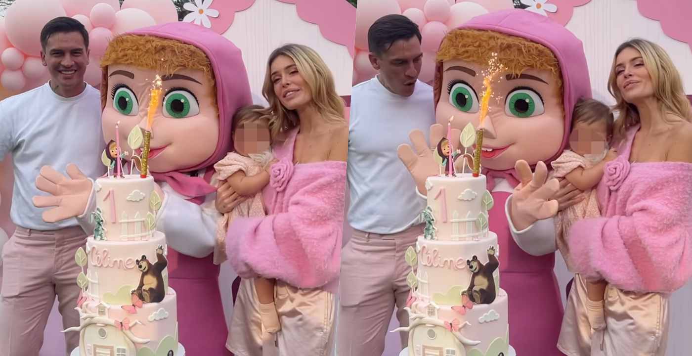 Sophie Codegoni e Basciano festeggiano il compleanno di Cèline