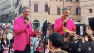 Fiorello riporta il suo programma cult 'Karaoke' in centro a Roma
