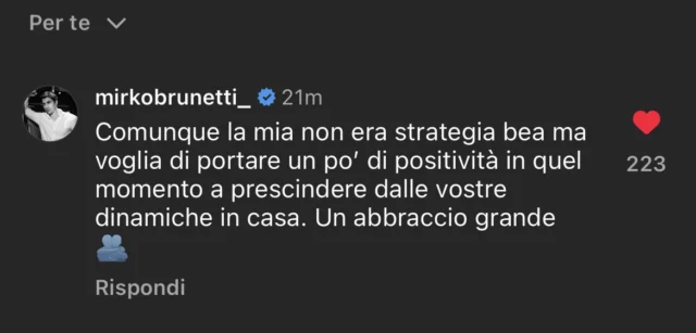 La risposta di Mirko Salemi a Beatrice Luzzi