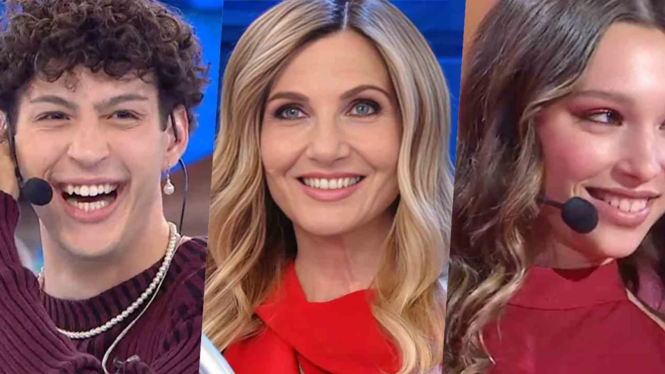 Lorella Cuccarini canta scatenata i singoli di Mida e Sarah
