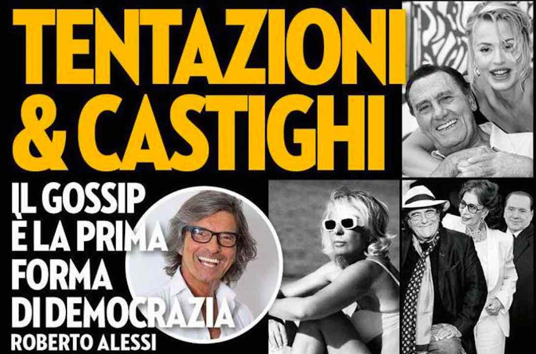 Roberto Alessi racconta il gossip nel suo nuovo libro, Tentazioni & Castighi