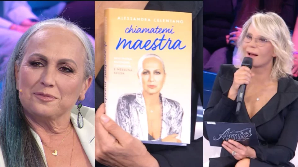 alessandra celentano presenta libro maria de filippi