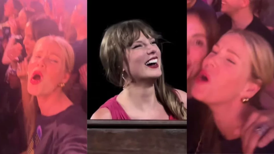 alessia marcuzzi fan taylor swift concerto parigi video