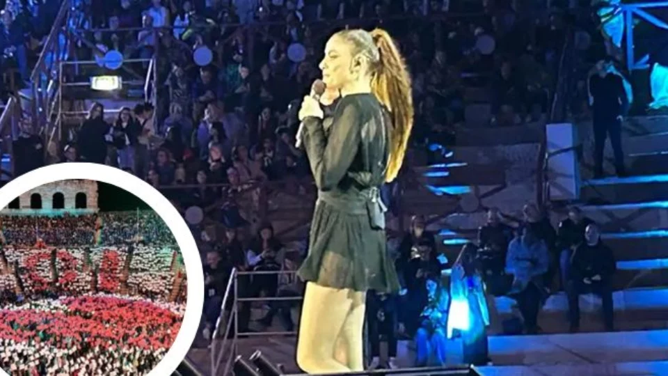 Annalisa, l’omaggio speciale del fanclub all’Arena di Verona