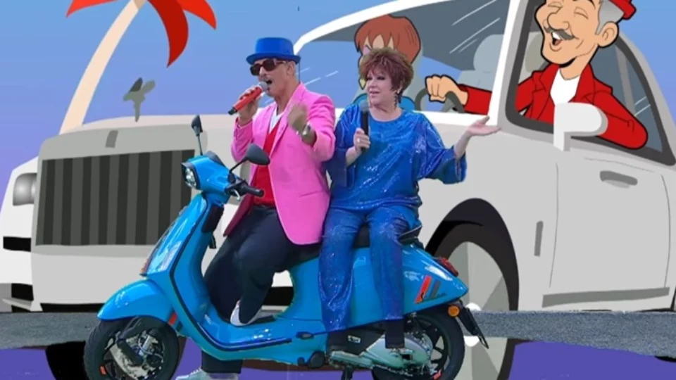 Fiorello e Orietta Berti lanciano il tormentone Una vespa in 2