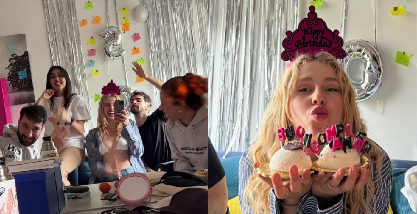 Isobel Kinnear compie 21 anni e Giulia Stabile le organizza una festa a sorpresa negli studi di Amici (FOTO)