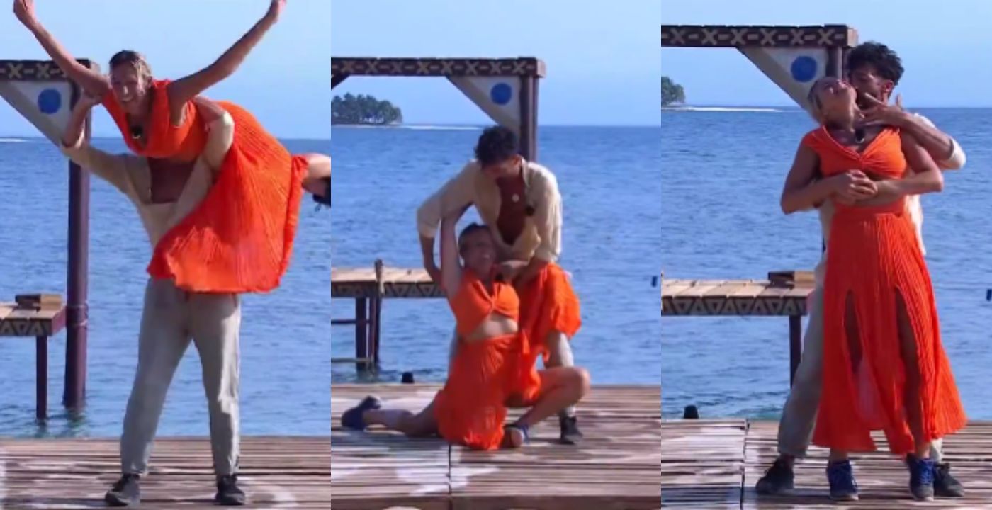 Ballando Con Le Stelle arriva…su L’Isola dei Famosi! Samuel Peron balla con Alvina per la prova ricompensa (VIDEO)