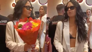Perla Vatiero riceve dei fiori dai fan: la sua reazione non sfugge al web