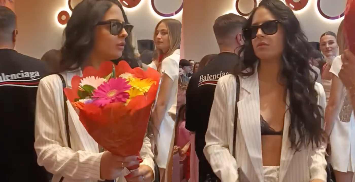 Perla Vatiero riceve dei fiori dai fan: la sua reazione non sfugge al web