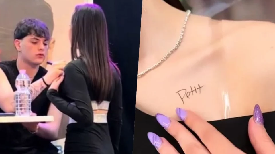 Petit, una fan si fa autografare la spalla e il video diventa virale