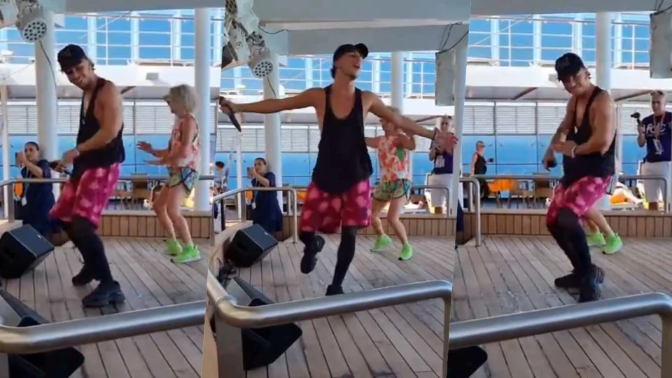 Mattia Zenzola diventa istruttore di Zumba su una nave da crociera