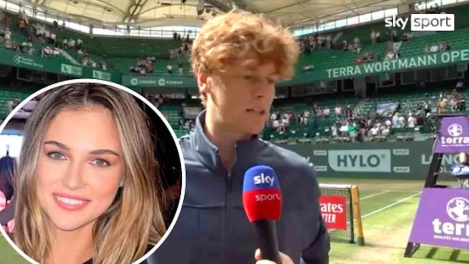 Sinner vince ancora e fa una dedica alla fidanzata Anna Kalinskaya
