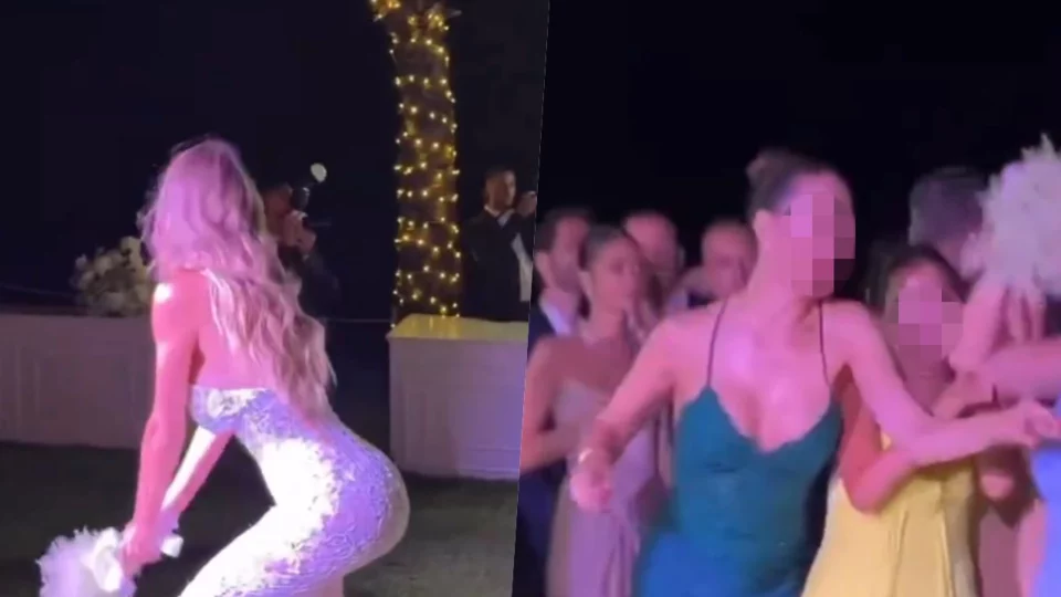 Diletta Leotta lancia il bouquet ma Elodie resta in disparte