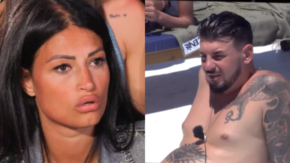 temptation island primo falò minaccia uscire scoppia pianto