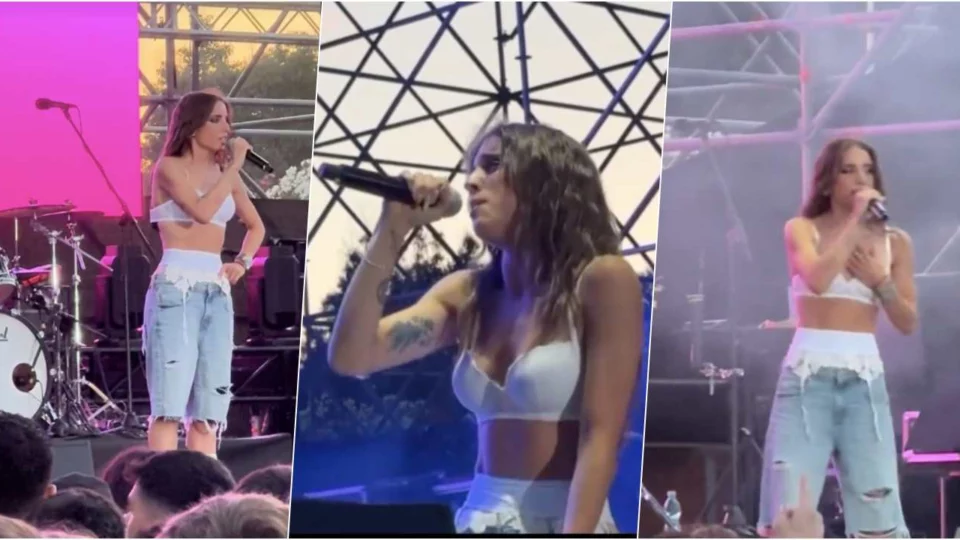 Angelina Mango, una fan si sente male durante un suo concerto e lei stoppa tutto per aiutarla (VIDEO)
