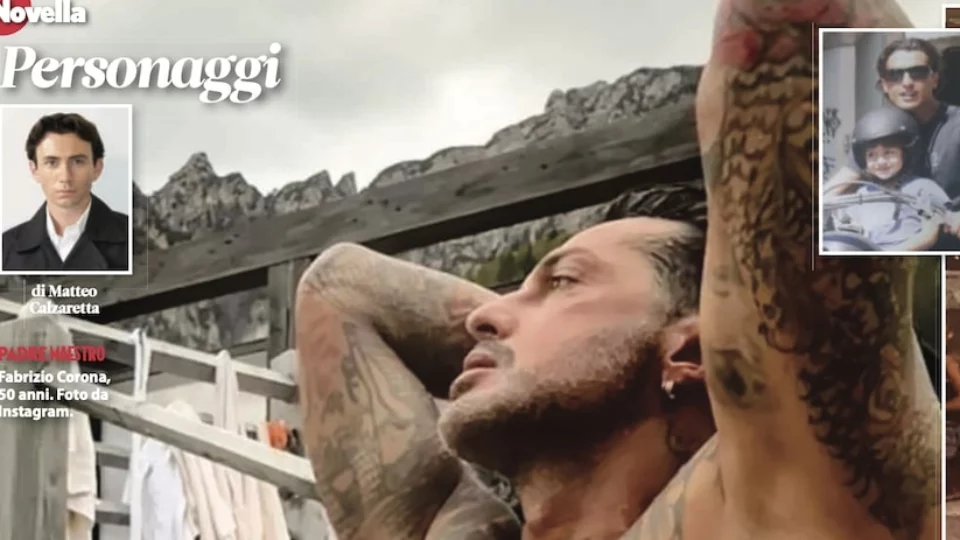 Fabrizio Corona serie TV Netflix Novella 2000 n. 29 2024