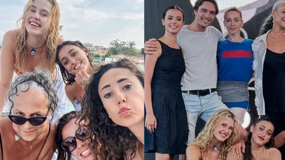 Alessandra Celentano ritrova le allieve Isobel, Carola e Giulia
