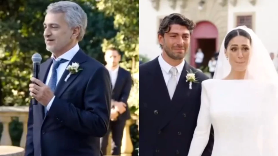 il commovente discorso del padre di cecilia rodriguez matrimonio