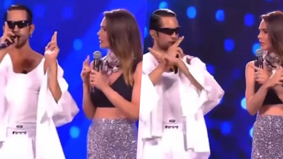 Mahmood insegna a Ilary Blasi la coreografia di Ra ta ta