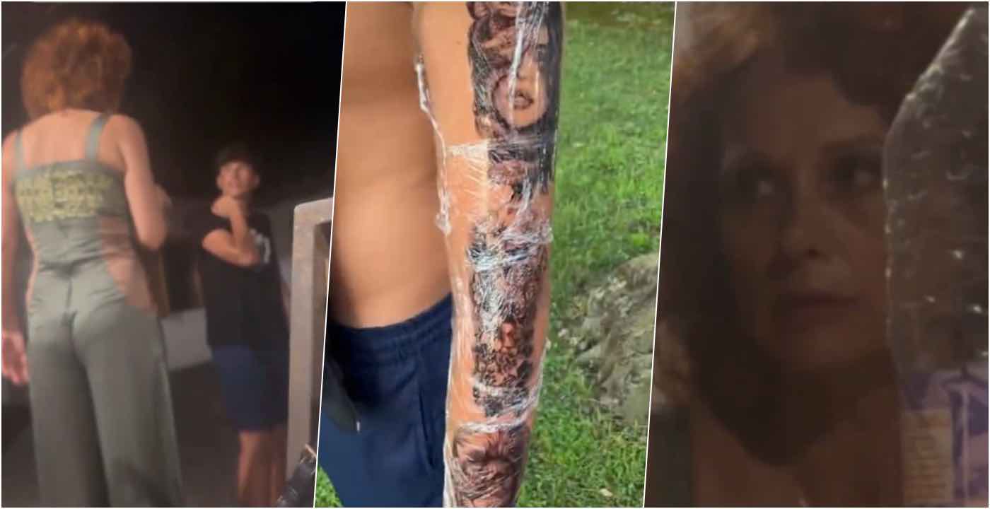 Beatrice Luzzi, sei su Scherzi a Parte! Il figlio le fa credere di avere un tattoo e lei non la prende (VIDEO)