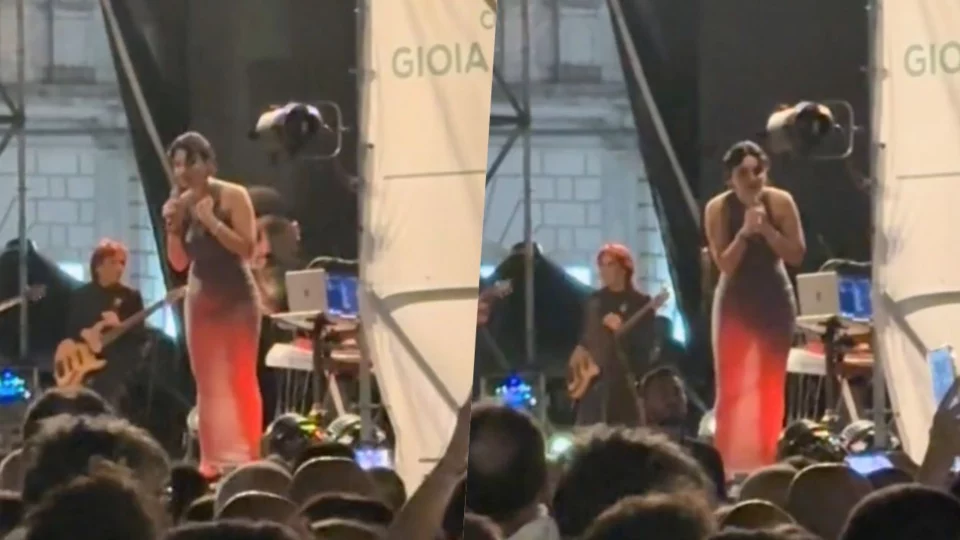 Arisa fischiata a un suo concerto: lei chiama l'ambulanza per una fan