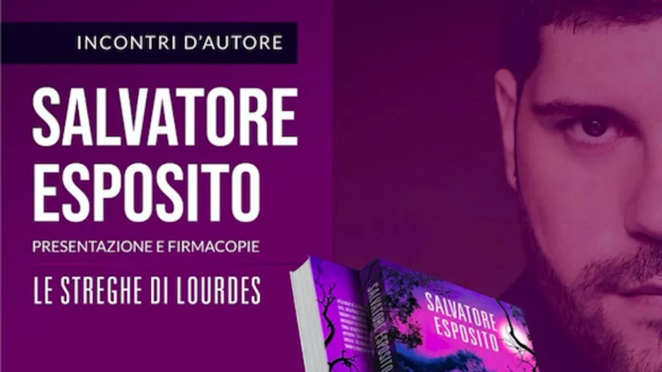 Salvatore Esposito presenta alla Mondadori il suo terzo libro con la giornalista Barbara Carere