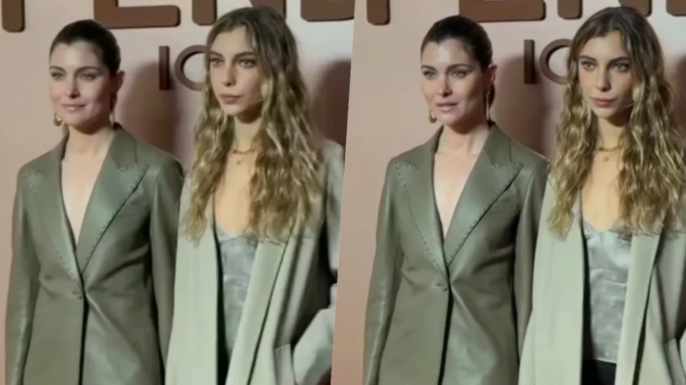 Vittoria Puccini alla Fashion Week insieme alla figlia Elena