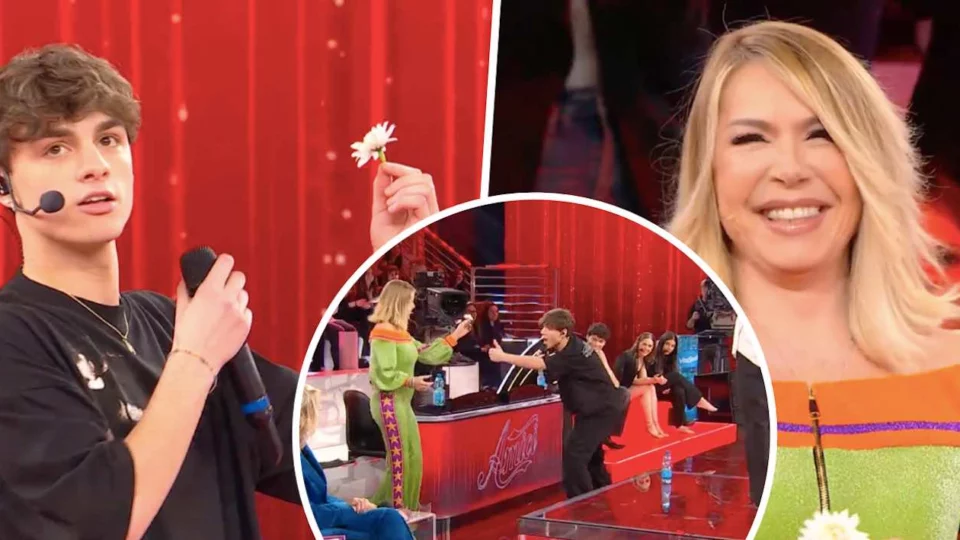 Amici 24, Luk3 sorprende Anna Pettinelli e le regala un fiore