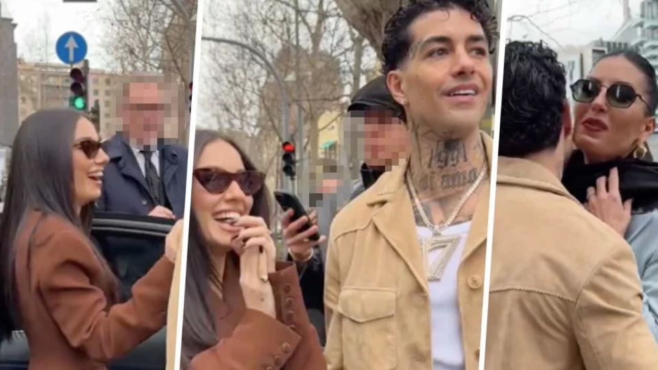 Giulia De Lellis e Tony Effe sbagliano auto e salgono per sbaglio in quella di... Elisabetta Gregoraci! (VIDEO)