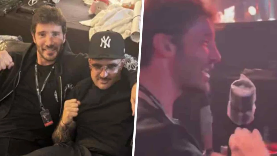 Stefano De Martino scatenato al concerto di Geolier (VIDEO)