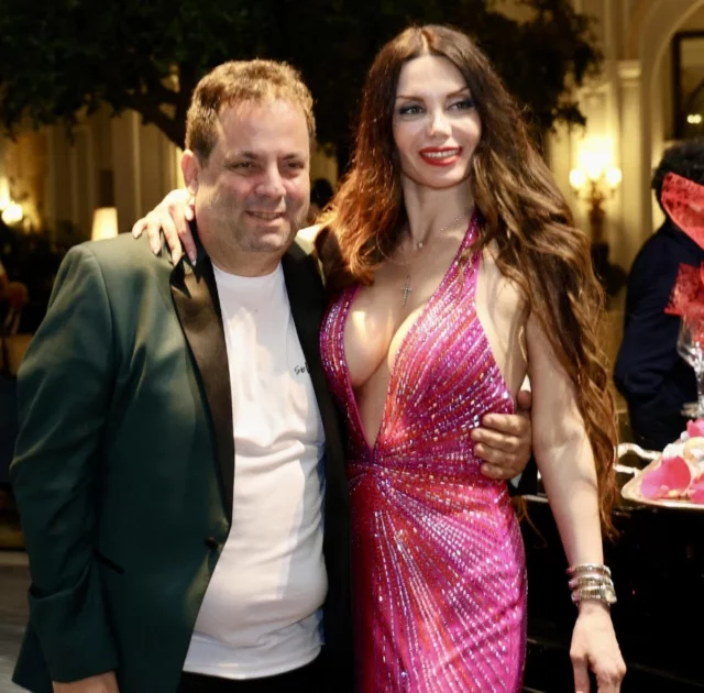Donatella con Sante Cossentino