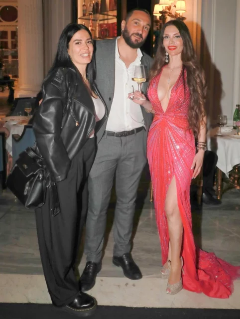 Donatella con Sara Tamburrini e Sandro Marrone