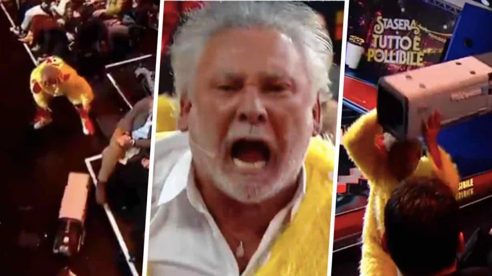 Francesco Paolantoni semina il panico a STEP! Perde una sfida e rompe una 