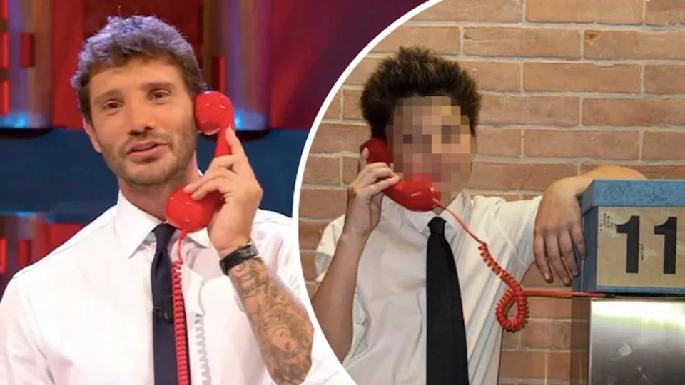 Stefano De Martino, il figlio Santiago si veste come lui ad Affari Tuoi