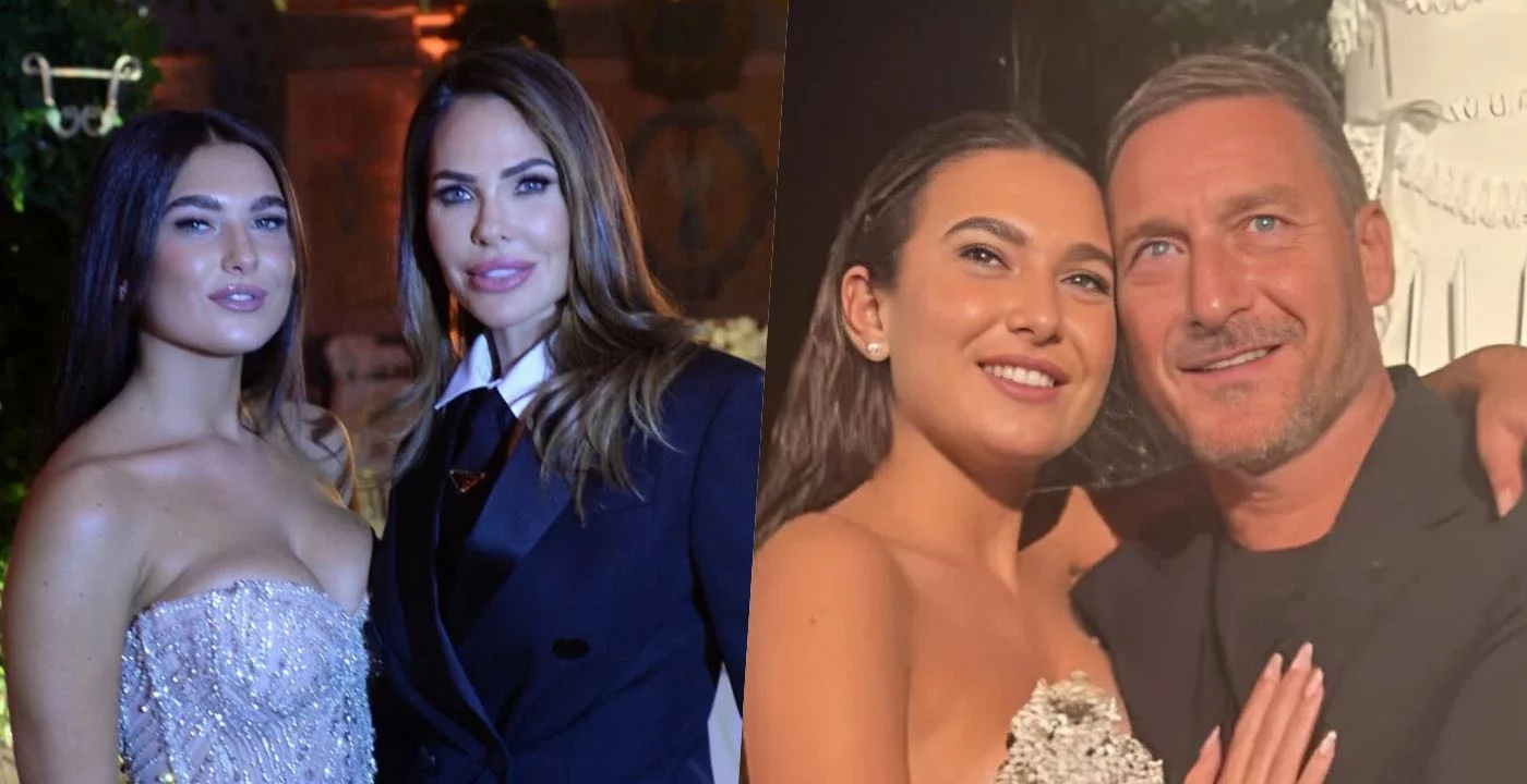 ilary blasi e totti di nuovo insieme per il compleanno della figlia chanel