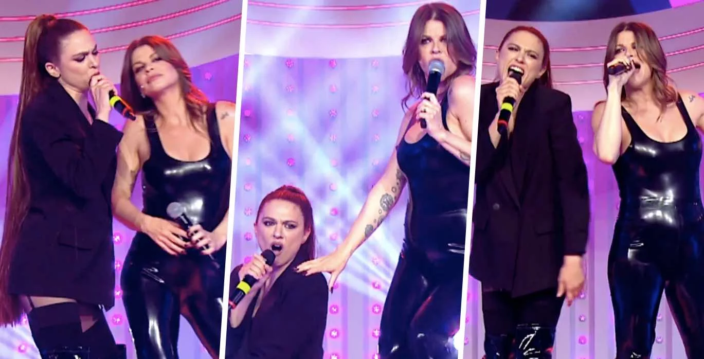 alessandra amoroso canta con annalisa al gialappashow e insieme danno vita al duetto perfetto video