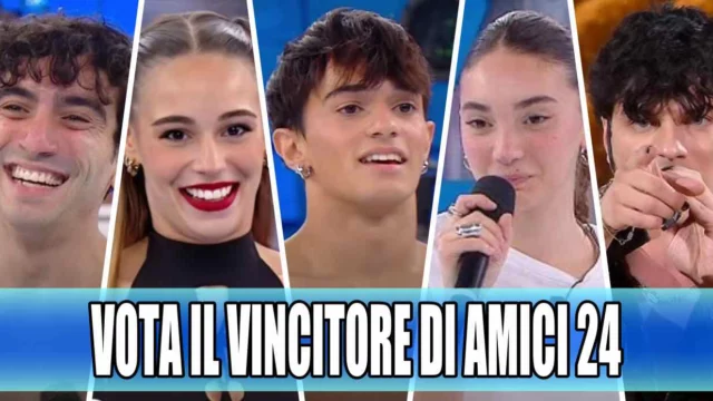 Amici 24 vota sondaggio vincitore
