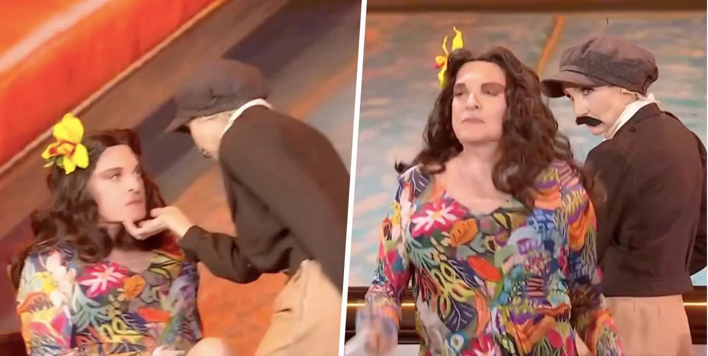 Cuccarini e Malgioglio show! Lui balla con un abito da donna, lei indossa… i baffi (VIDEO) Cuccarini e Malgioglio show! Lui balla con un abito da donna, lei indossa… i baffi (VIDEO)