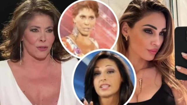 Anna Tatangelo lite Milly D'Abbraccio