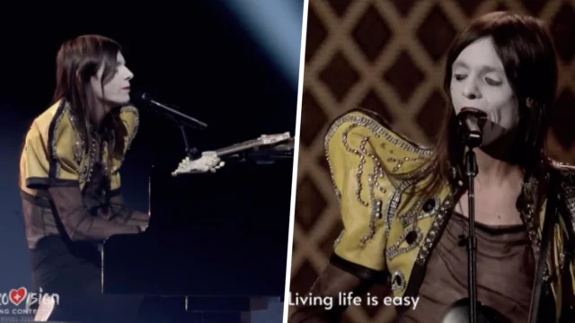 Eurovision 2025 Lucio Corsi finale