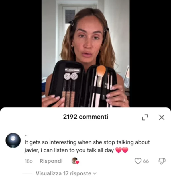 Il commento sotto il video di Helena Prestes