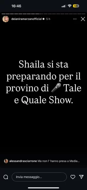 Il rumor su Shaila Gatta a Tale e Quale Show