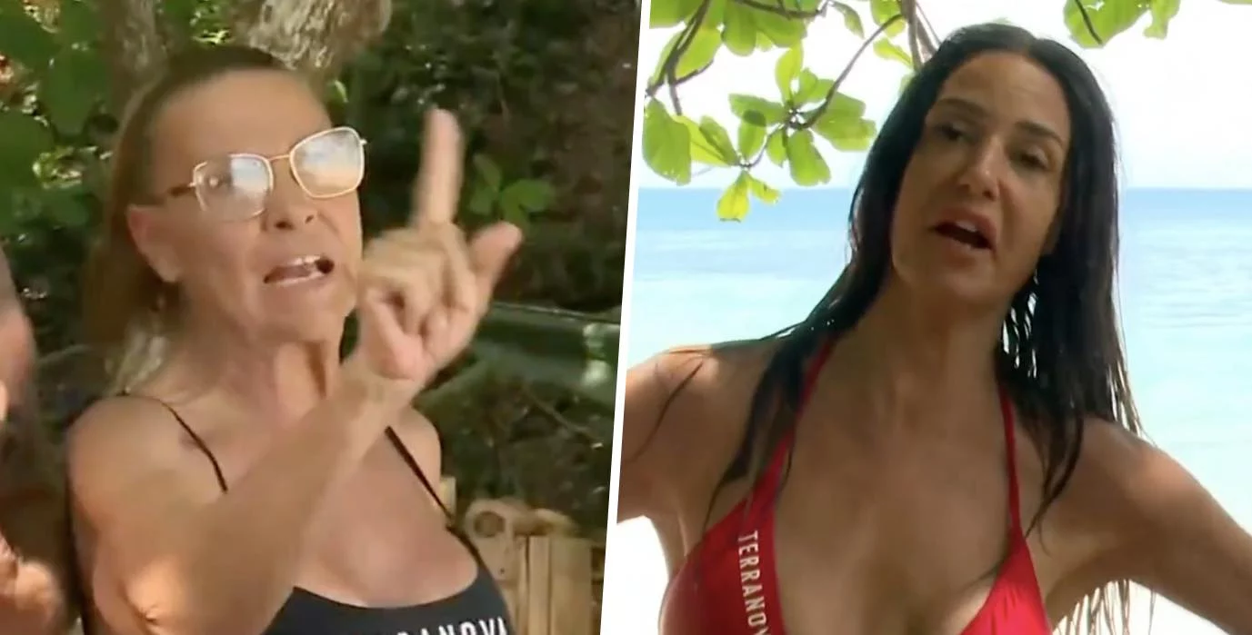 a l isola si continua a litigare scontro tra patrizia e alessia stai attenta a come parli bugiarda