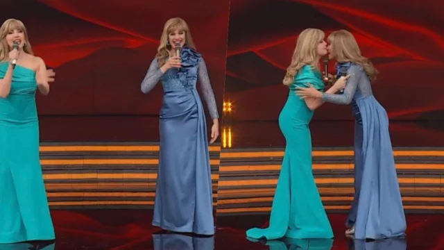 Milly Carlucci, la perfetta imitazione di Giulia Vecchio