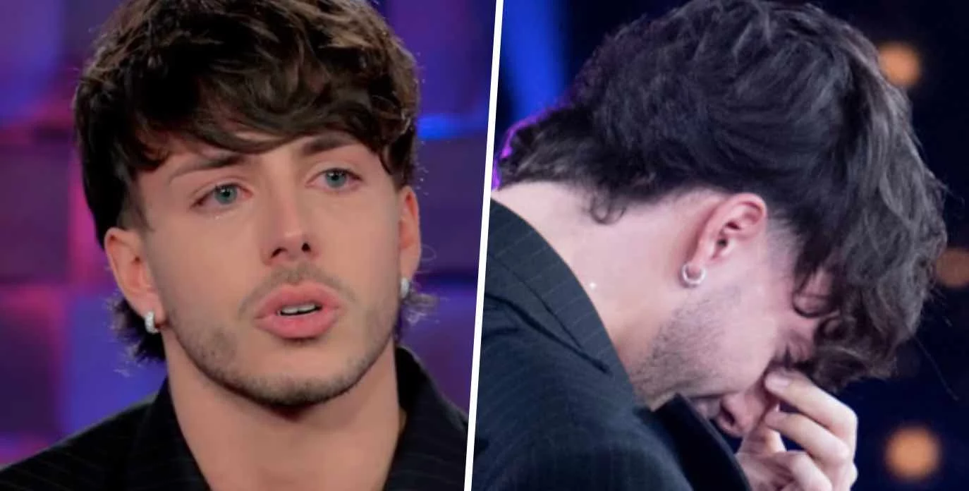 mattia zenzola in lacrime a verissimo non posso immaginare un futuro senza mio padre ho paura
