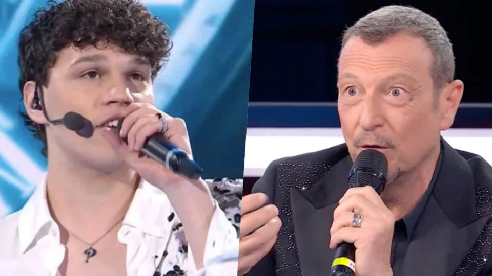 Nicolò Filippucci scrive ad Amadeus, che lo aveva eliminato in semifinale