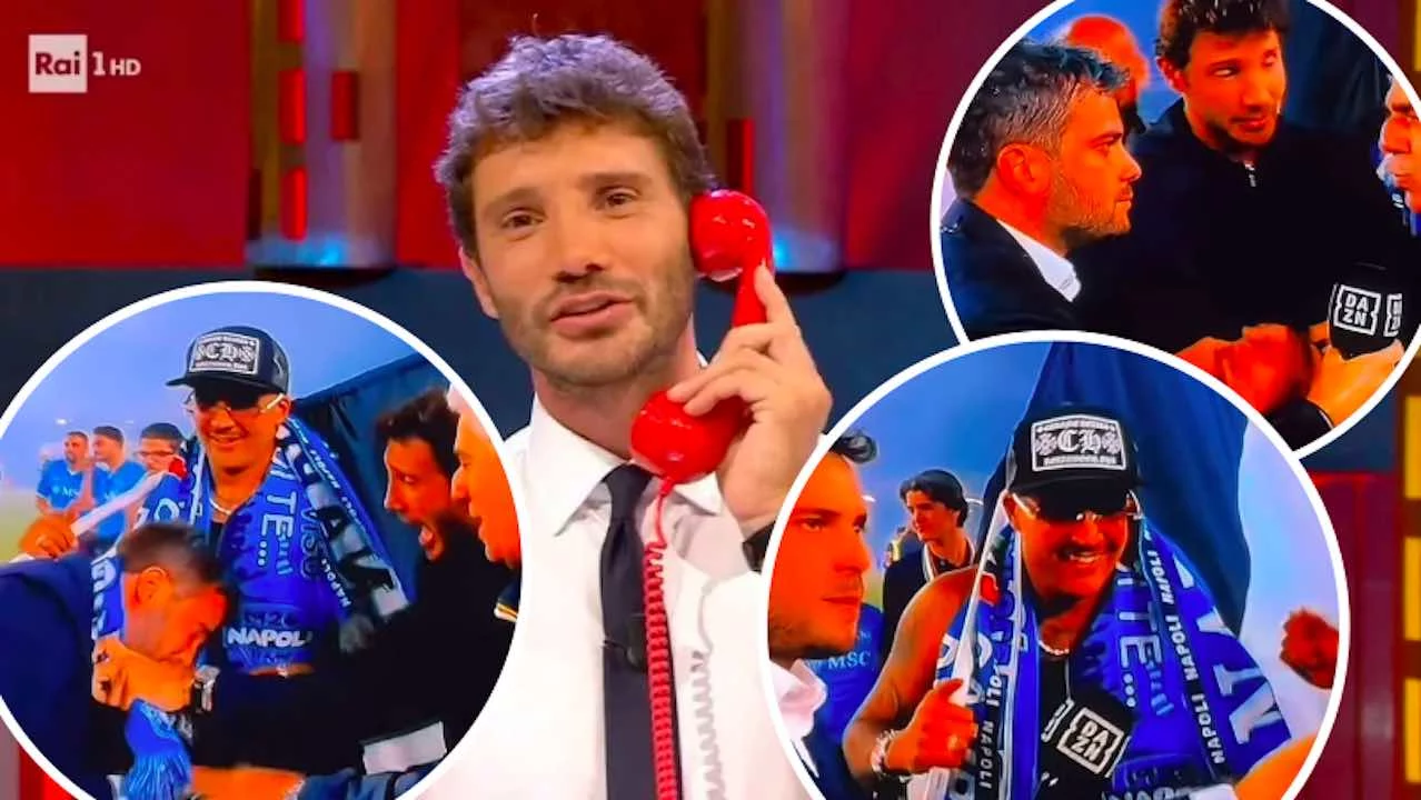 Stefano De Martino, Geoiler e Biagio Izzo scatenati al Maradona dopo lo scudetto del Napoli (VIDEO) Stefano De Martino, Geoiler e Biagio Izzo scatenati al Maradona dopo lo scudetto del Napoli (VIDEO)