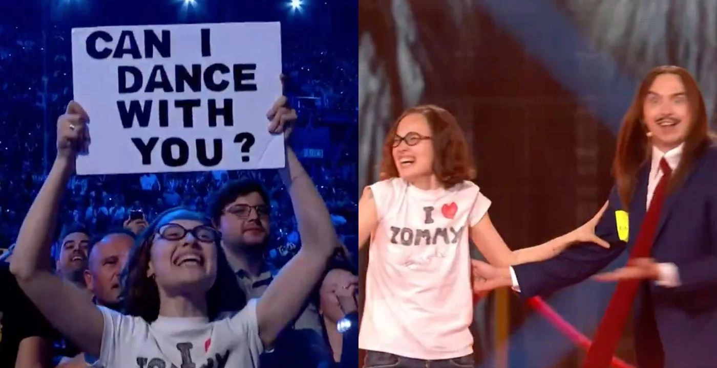 Tommy Cash si esibisce con Espresso Macchiato all’Eurovision 2025 Tommy Cash si esibisce con Espresso Macchiato all’Eurovision 2025